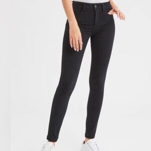 AEO Black Jegging Short Skinny Denim Jeans